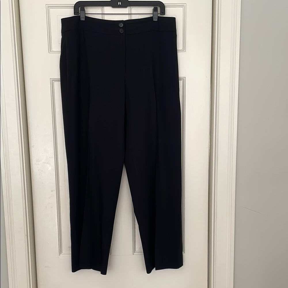 Armani Collezioni Black Trousers
